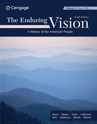 The Enduring Vision, Volume II: Since 1865 (Boyer Paul S.)(Paperback)