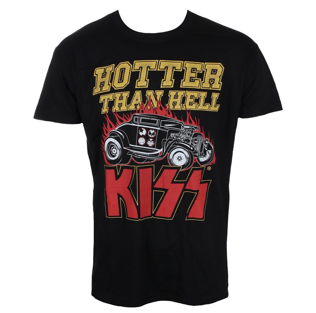 Tričko metal Kiss - Hotter Than Hell - HYBRIS - ER-1-KISS008-H69-5-BK S