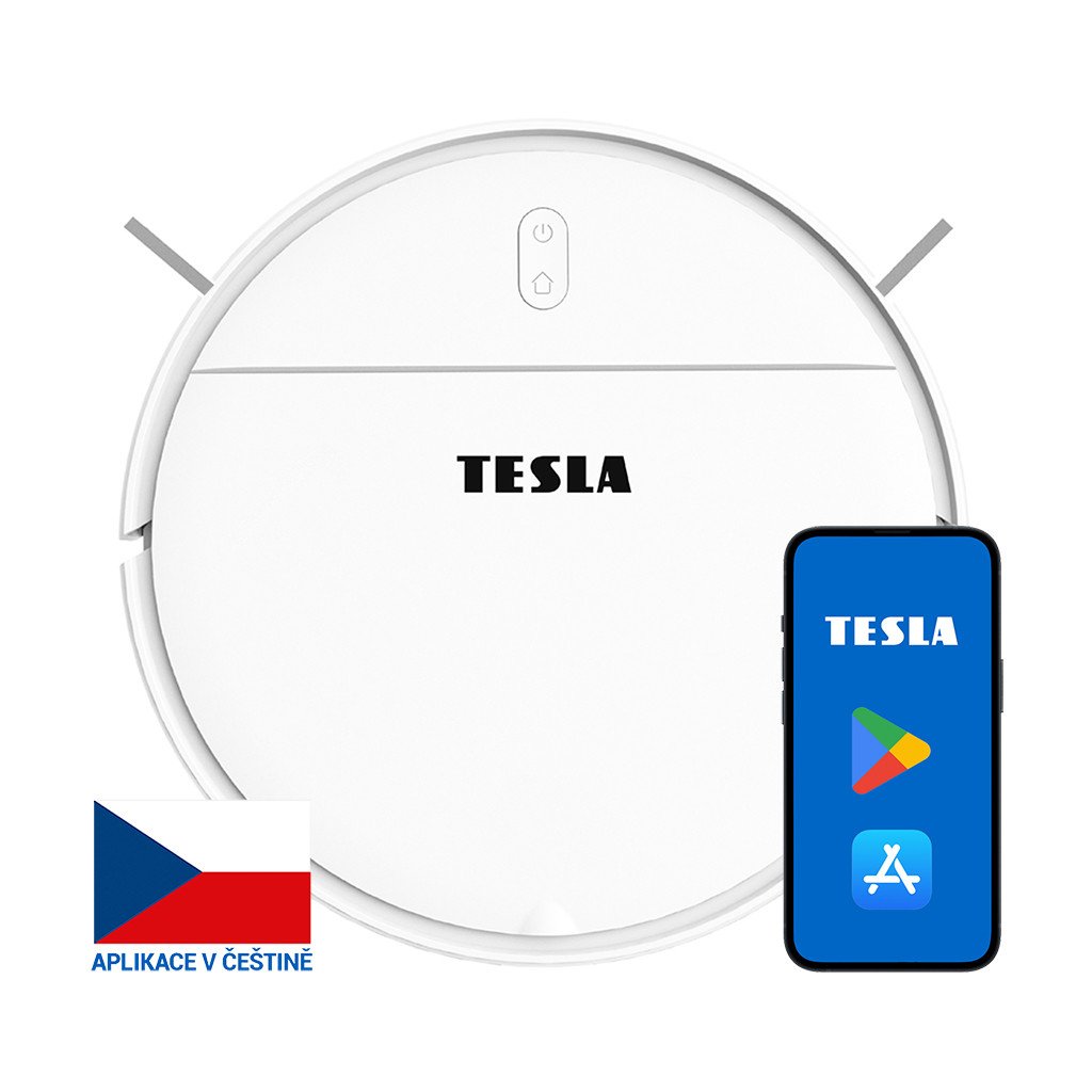 TESLA RoboStar iQ100 - robotický vysavač (bílá barva) | zánovní