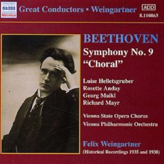 Symphony No. 9 'Choral' (Weingartner, Lpo, Helletsgruber) (Vienna State Opera Chorus) (CD / Album)