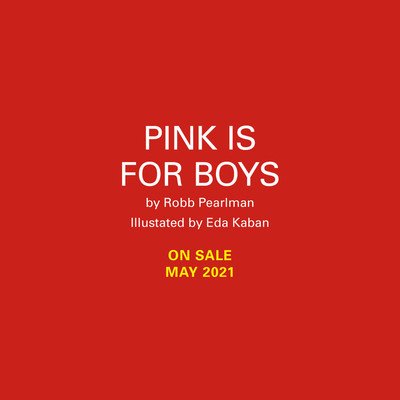 Pink Is for Boys (Pearlman Robb)(Board Books)