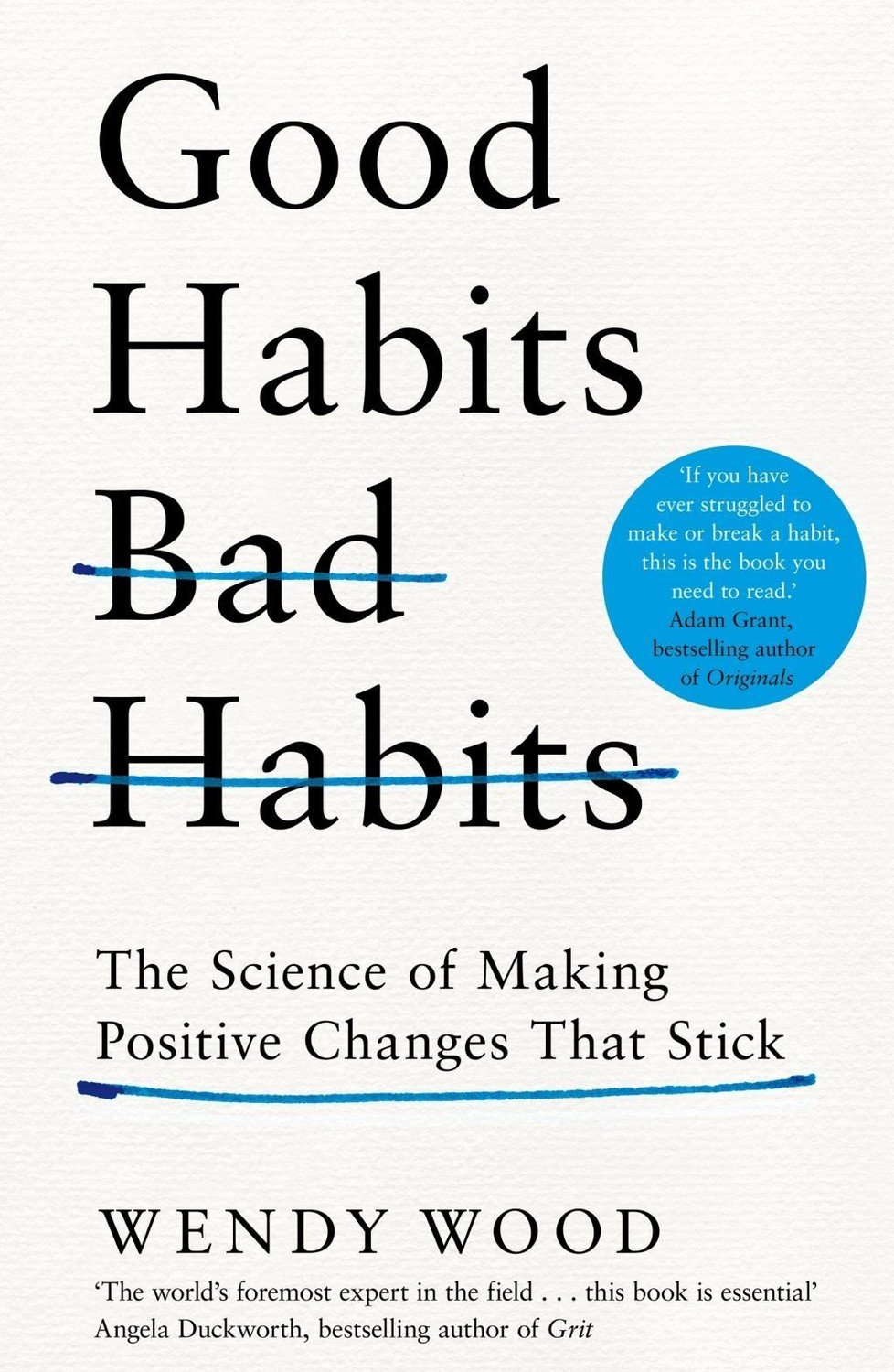 Good Habits, Bad Habits (Wood Wendy)(Paperback)