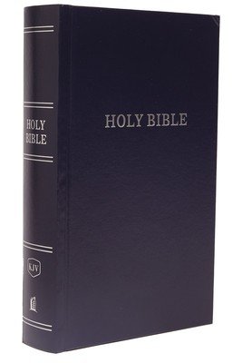 KJV, Pew Bible, Large Print, Hardcover, Blue, Red Letter Edition (Thomas Nelson)(Pevná vazba)