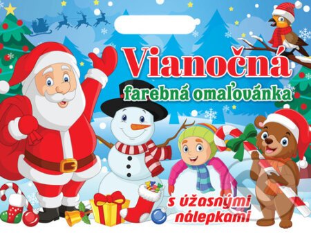 Vianočná farebná omaľovánka - Foni book