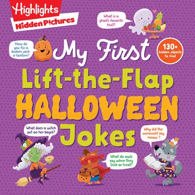 Hidden Pictures My First Lift-The-Flap Halloween Jokes (Highlights)(Paperback)