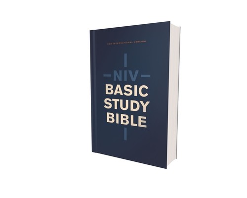 Niv, Basic Study Bible, Economy Edition, Paperback, Blue, Red Letter (Zondervan)(Paperback)