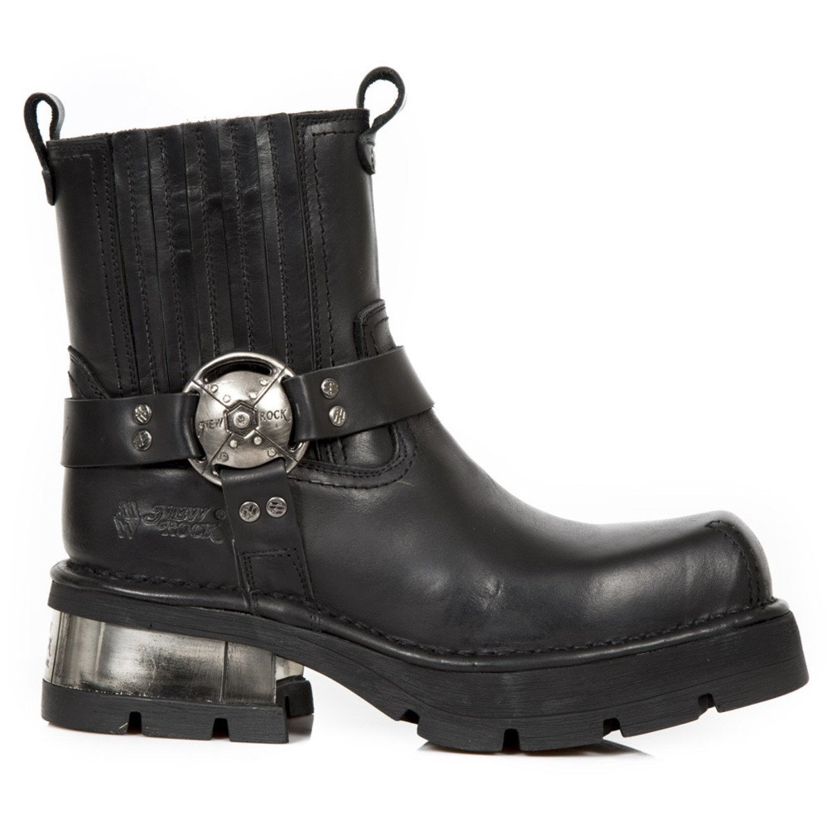 boty kožené dámské - PLANING NEGRO NEW M3 ACERO - NEW ROCK - M.1605-S1 36