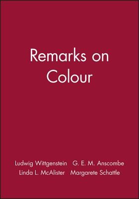 Remarks on Colour (Wittgenstein Ludwig)(Paperback)
