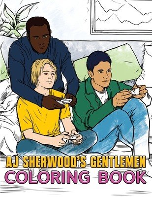 AJ Sherwood's Gentlemen Coloring Book (Sherwood Aj)(Paperback)
