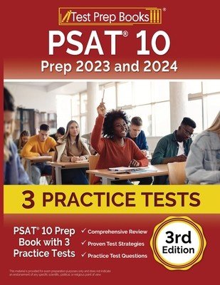 PSAT 10 Prep 2023 and 2024: PSAT 10 Prep Book with 3 Practice Tests [3rd Edition] (Rueda Joshua)(Paperback)