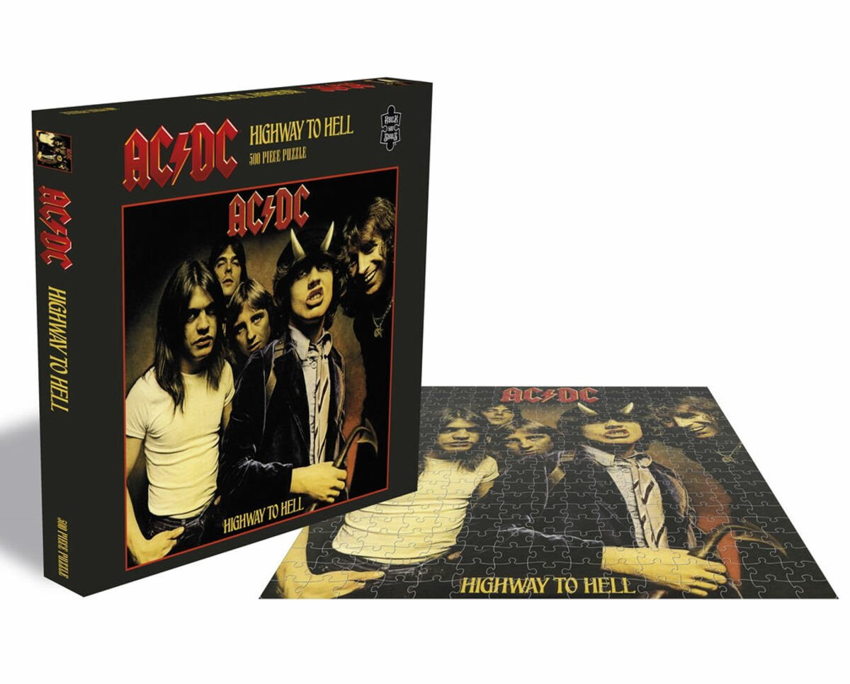 puzzle AC/DC - HIGHWAY TO HELL - 500 PIECE JIGSAW - PLASTIC HEAD