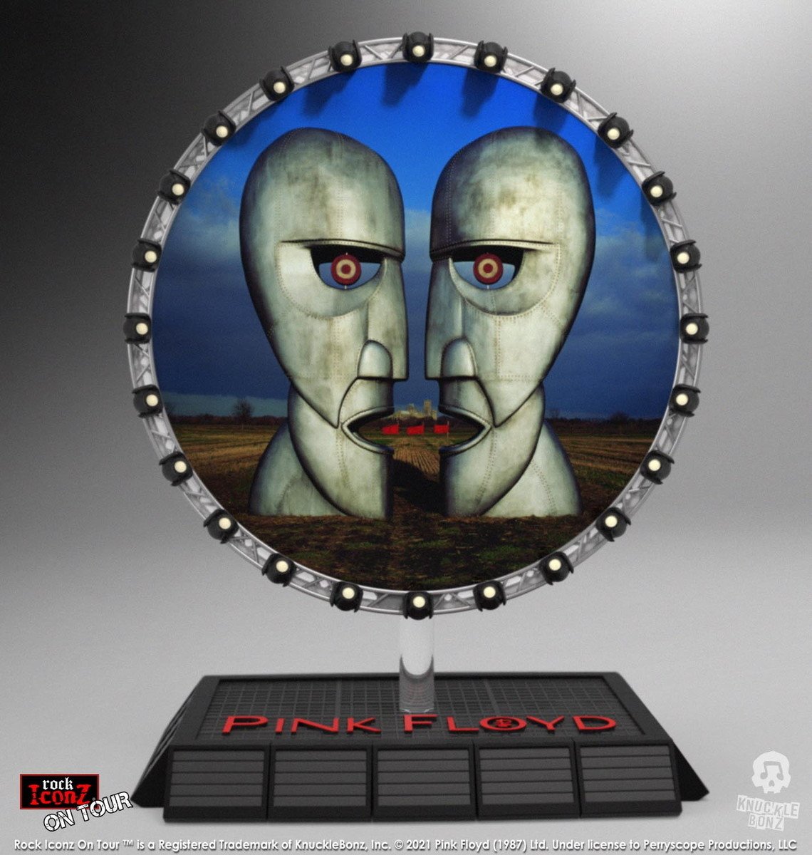 dekorace Pink Floyd - Rock Ikonz On Tour Statue Projection Screen - KNUCKLEBONZ