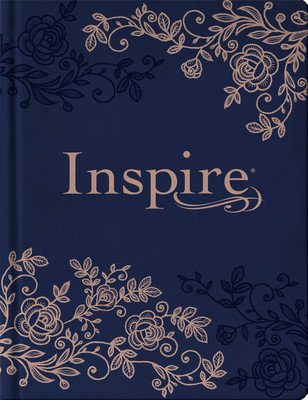 Inspire Bible NLT (Hardcover Leatherlike, Navy): The Bible for Coloring & Creative Journaling (Tyndale)(Pevná vazba)