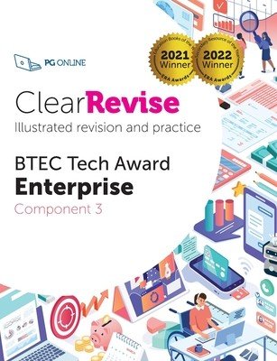 ClearRevise BTEC Tech Award Enterprise Component 3 (PG Online)(Paperback / softback)