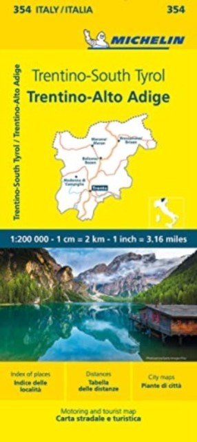 Trentino - Michelin Local Map 354(Sheet map)