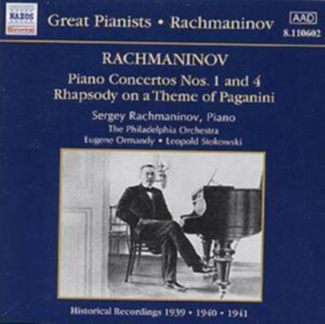 RACHMANINOV - PIANO CONCERTOS NOS. 1 AND 4 - RHAPSODY ON A THEME (CD / Album)