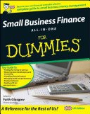 Small Business Finance All-In-One for Dummies (Glasgow Faith)(Paperback)