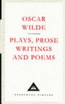Plays, Prose Writings And Poems (Wilde Oscar)(Pevná vazba)
