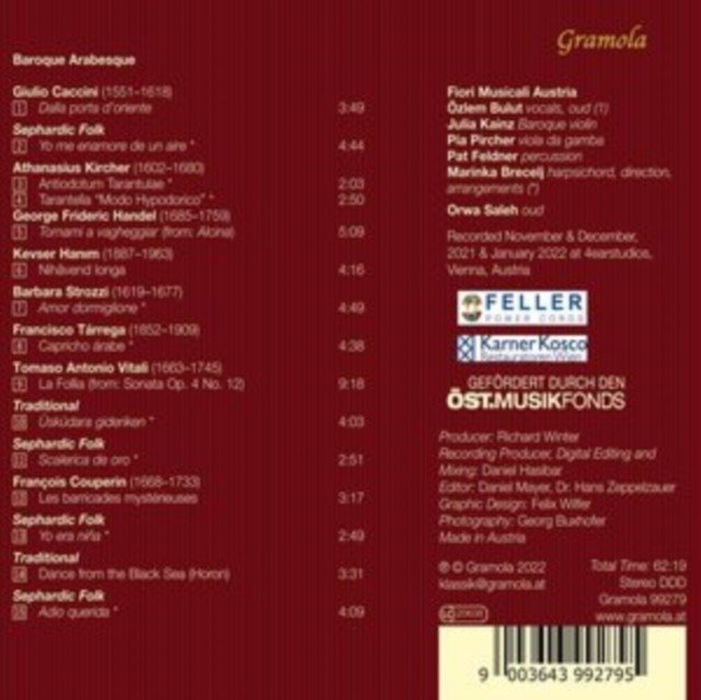 Fiori Musicali Austria: Baroque Arabesque (CD / Album)