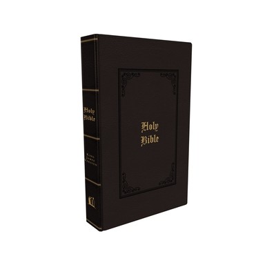 Kjv, Thinline Bible, Large Print, Vintage Series, Leathersoft, Black, Red Letter, Comfort Print: Holy Bible, King James Version (Thomas Nelson)(Imitation Leather)