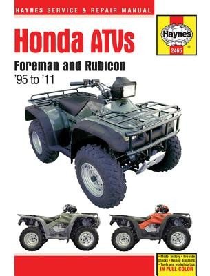 Honda Atvs Foreman and Rubicon '95 to '11 (Editors of Haynes Manuals)(Paperback)