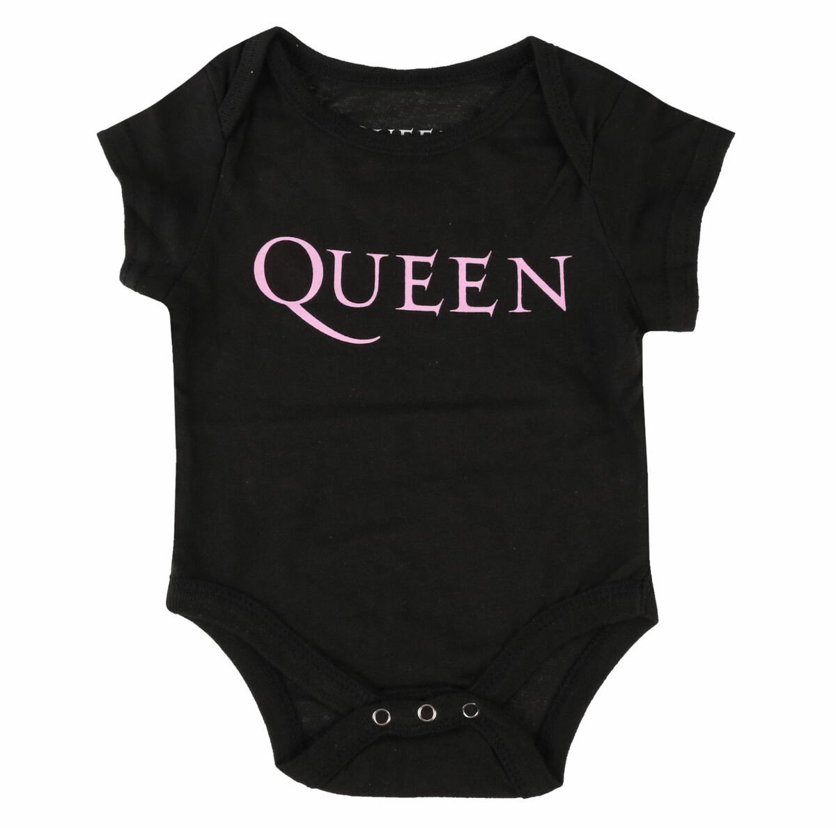 Dětské body pánské Queen - Pink Logo - ROCK OFF - QUBG62TB 18