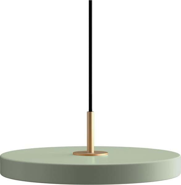 Světle zelené LED závěsné svítidlo s kovovým stínidlem ø 31 cm Asteria Mini – UMAGE