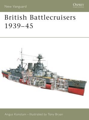 British Battlecruisers 1939-45 (Konstam Angus)(Paperback)