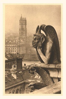 Vintage Journal Gargoyles on Notre Dame (Found Image Press)(Paperback)