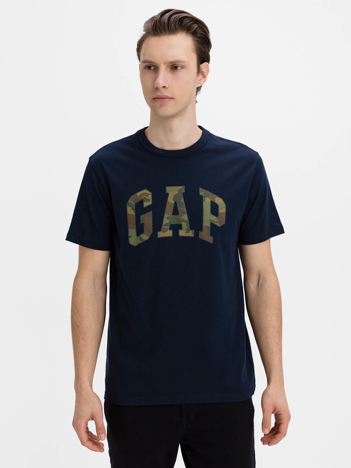 GAP V-SS CAMO ARCH LOGO TEE Pánské tričko US L 500039-00