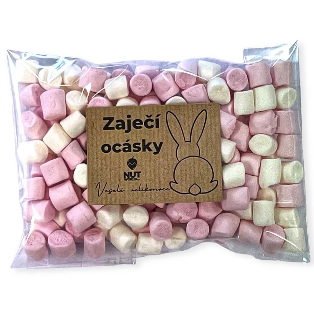 Nutworld.cz Mini marshmellow zaječí ocásky v celofánu 50g