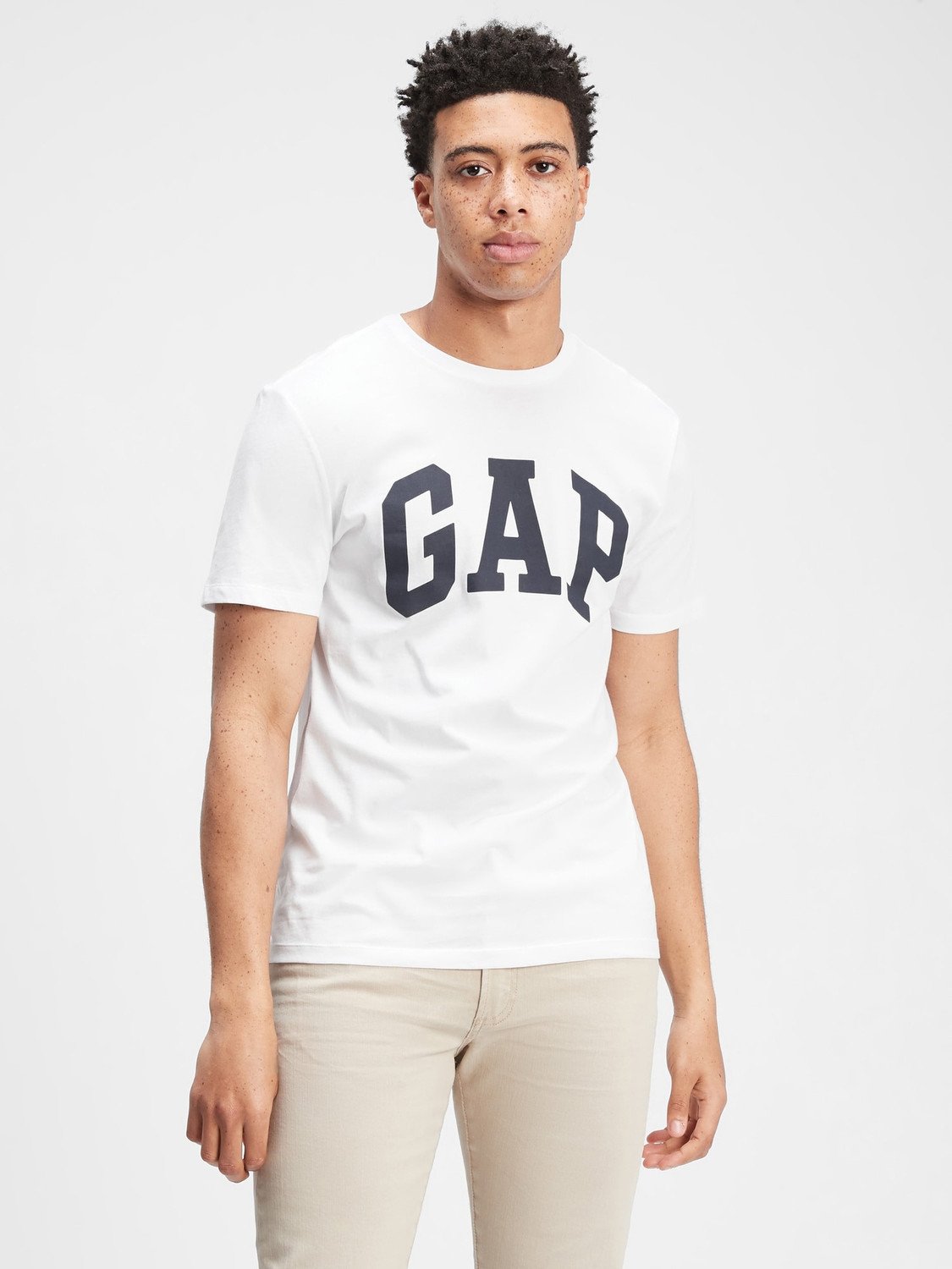 GAP V-BASIC LOGO T Pánské tričko US XXL 550338-06