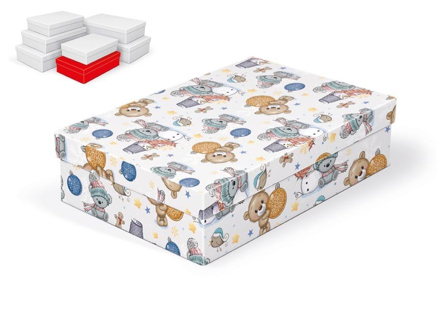 MFP 5371025 Krabice dárková vánoční A-V010-C 28x18x7cm