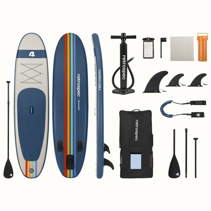 paddleboard RETROSPEC - Retrospec Weekender SL 10' Inflatable Paddle Board (NAVY ZION)