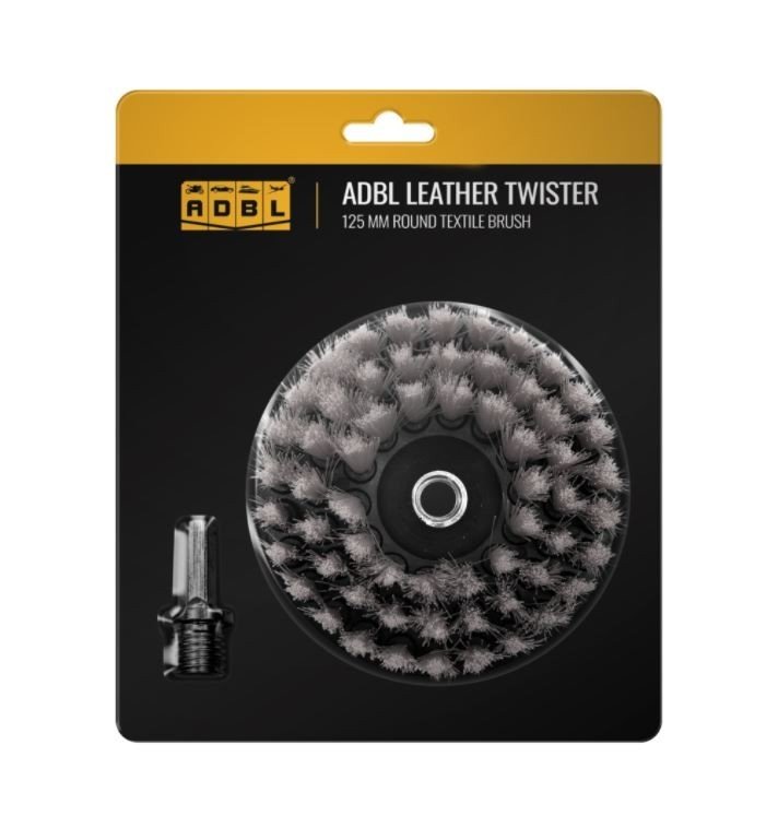 Kulatý kartáč na kůži ADBL Leather Twister 125 mm