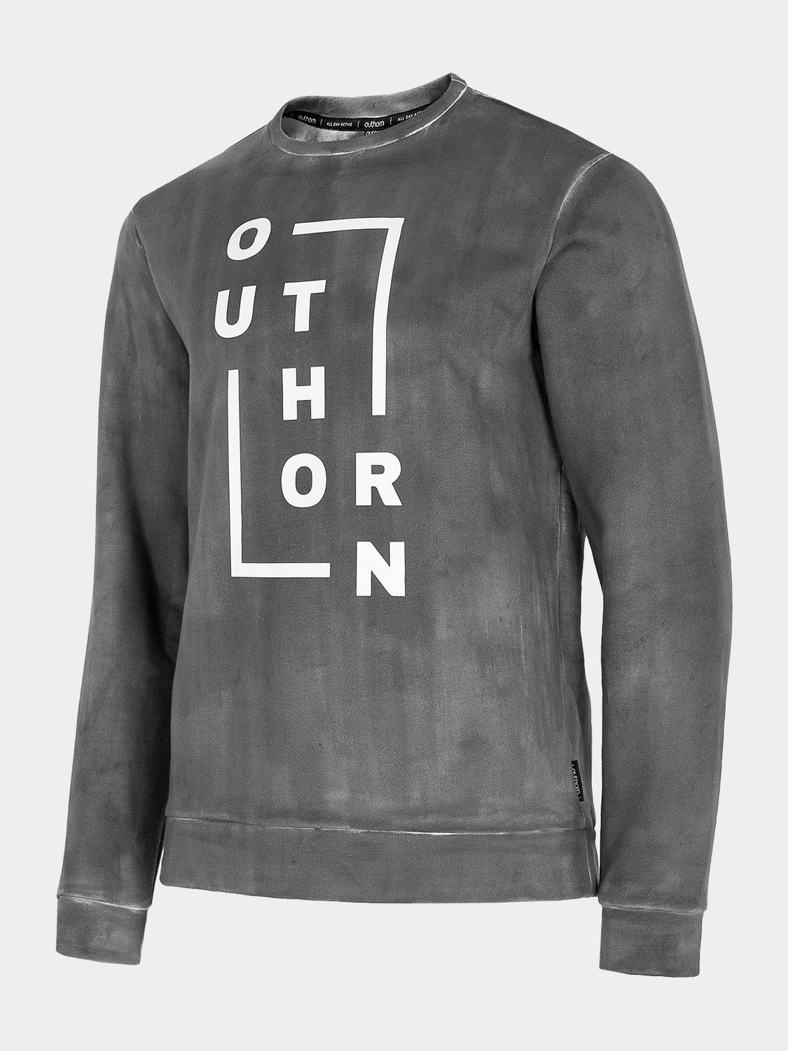 Outhorn HOL21-BLM603 ANTHRACITE Pánská mikina US S HOL21-BLM603 ANTHRACITE