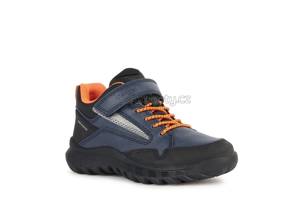 Trekové boty Geox J36L0C 0MEFU C0659 Velikost: 31