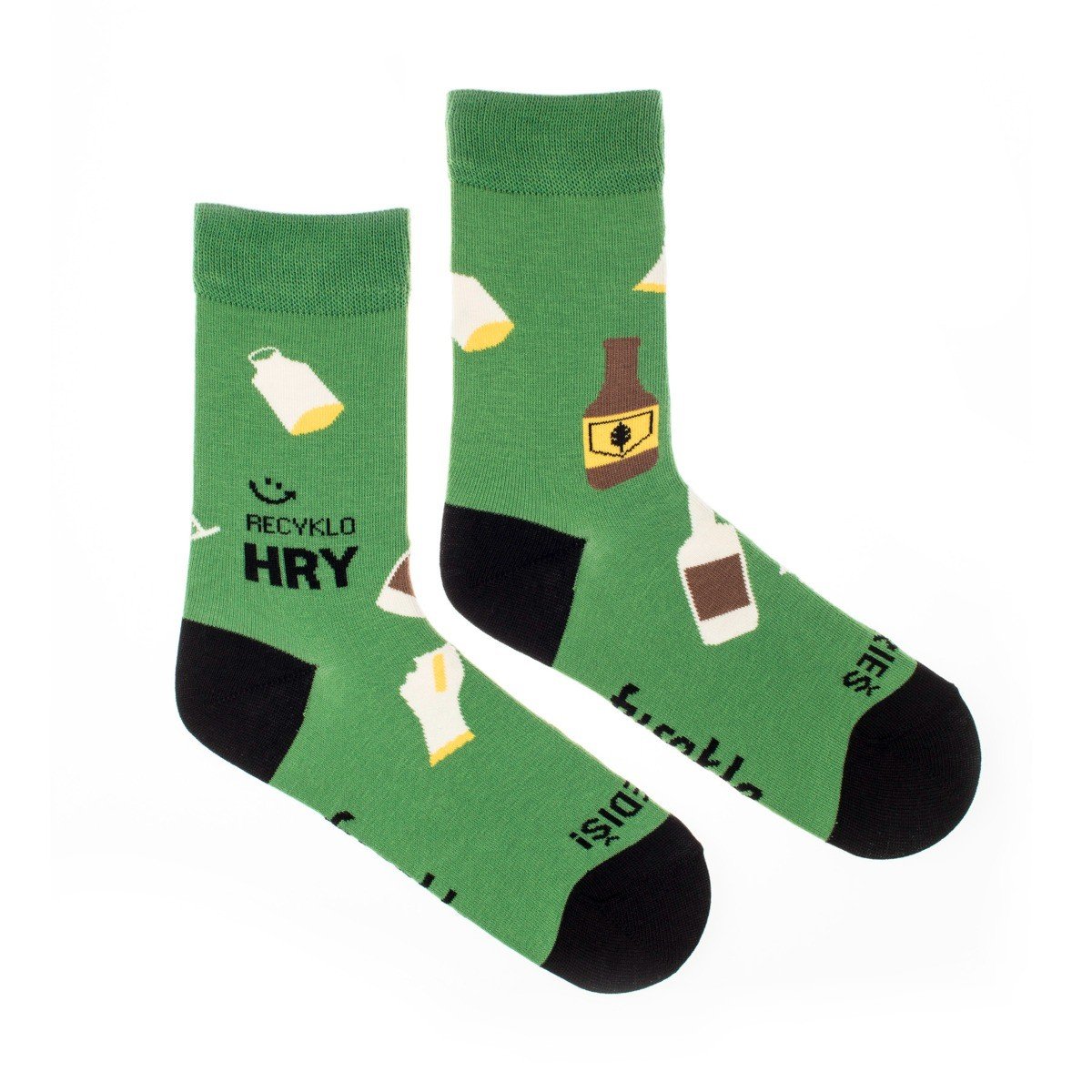 Ponožky Recykluj sklo Fusakle