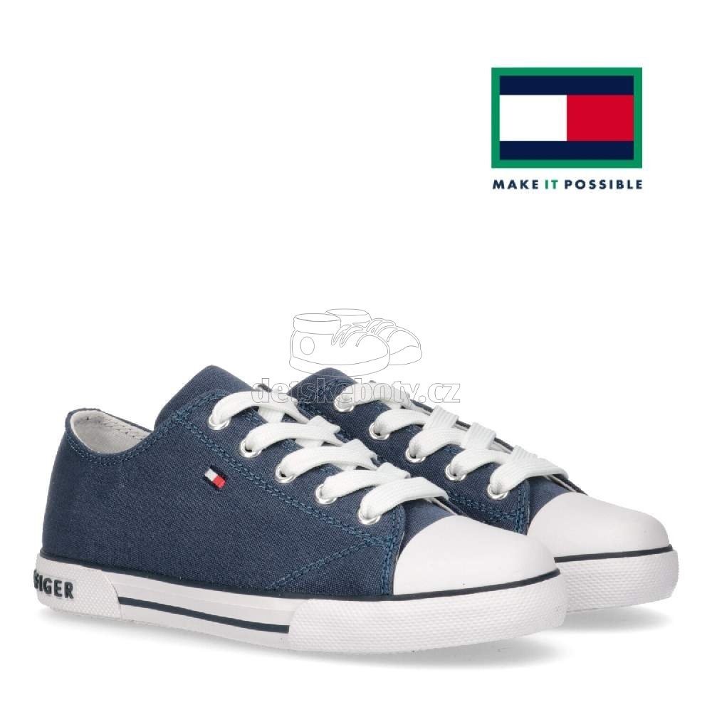 Dětské celoroční boty Tommy Hilfiger T3X4-32207-0890800 Velikost: 36