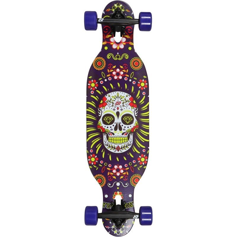 longboard HYDROPONIC - Hydroponic DT Kids Complete Longboard (MEXICAN SKULL PURPLE)