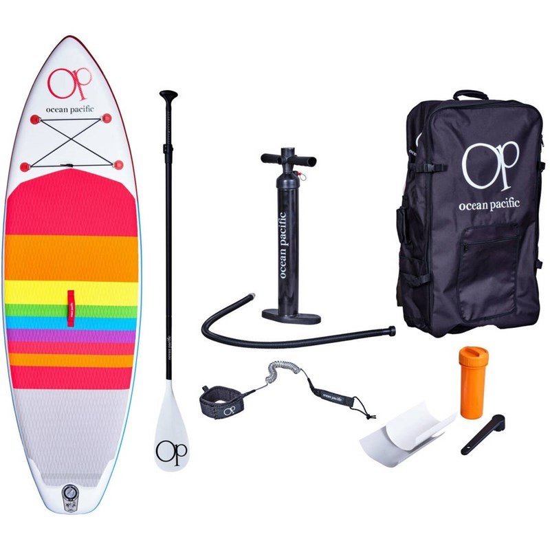paddleboard OCEAN PACIFIC - Ocean Pacific Sunset All Round 9'6 Inflatable Paddle Board (MULTI1978)