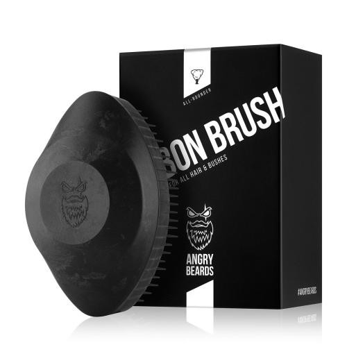 Angry Beards Carbon Brush All-Rounder 1 ks kartáč na vousy i vlasy pro muže