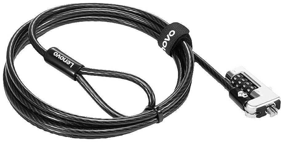 Lenovo kabelový zámek pro notebooky, kódový číslicový zámek 1.8 m NanoSaver