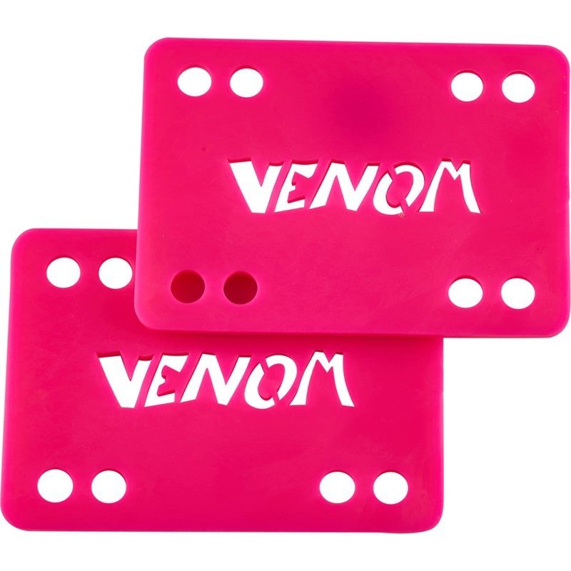 podložky VENOM - Venom 1/8in Longboard / Skateboard Risers 2 Pack (PINK)