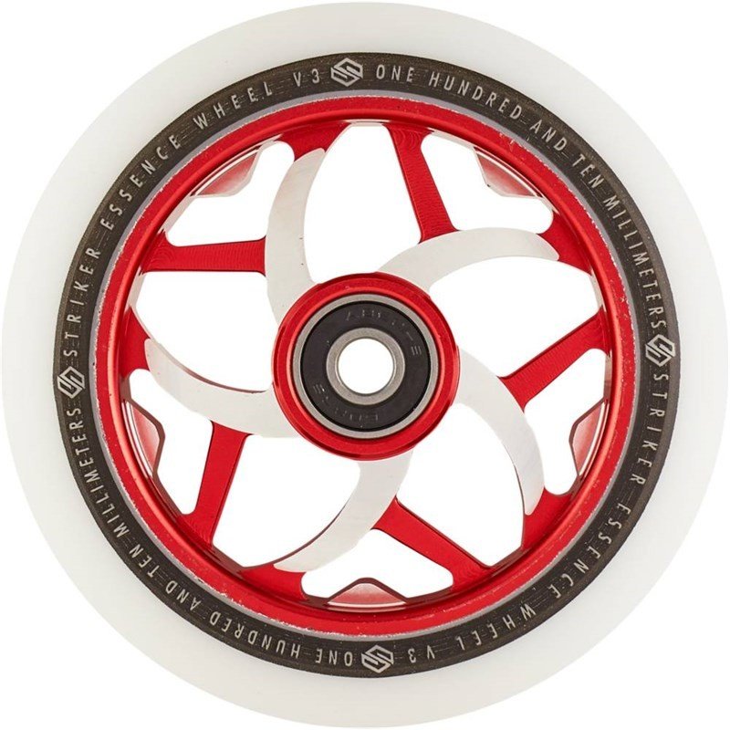 kolečka STRIKER - Striker Essence V3 White Pro Scooter Wheel (RED1026)