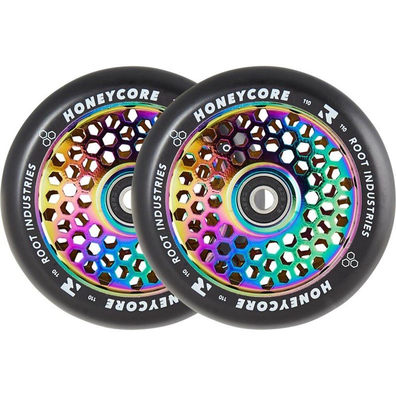 kolečka ROOT INDUSTRIES - Root Honeycore Black 110mm 2-pack Pro Scooter Wheels (MULTI1072)