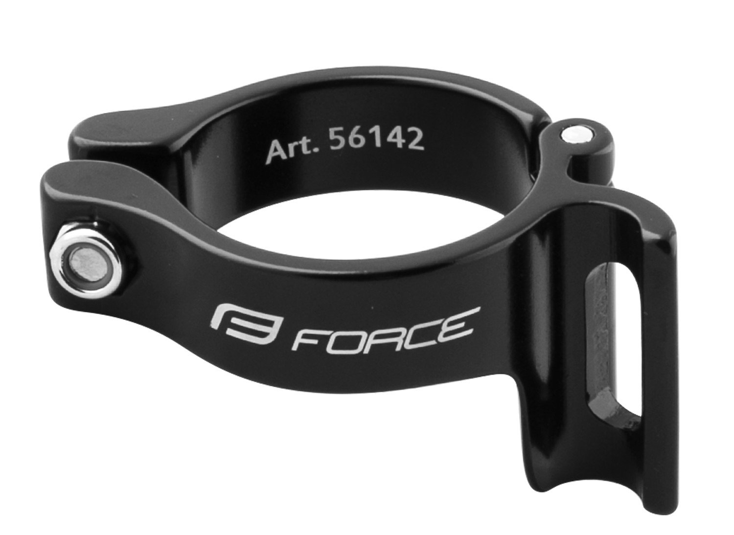 Objímka přesmyku 34,9 mm Al - černá