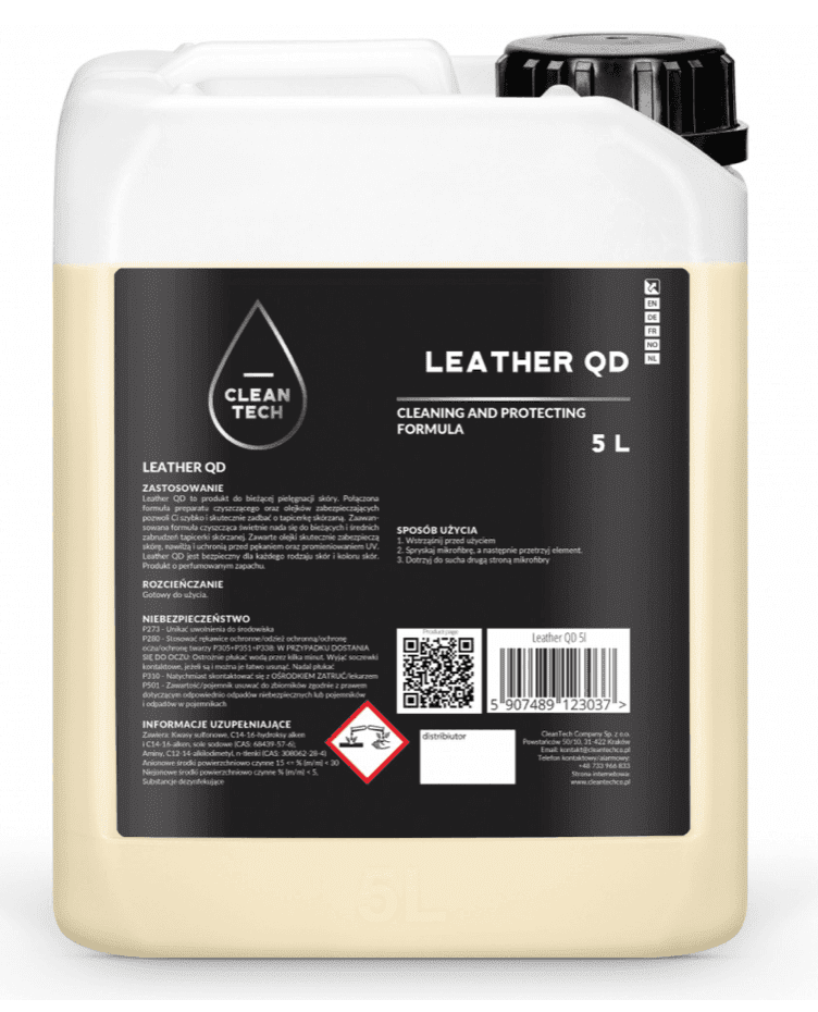 CleanTech Leather Quick Detailer - přípravek na kůži 5L