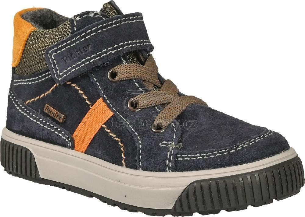 Dětské celoroční boty Richter 6202-2111-7201 Velikost: 27
