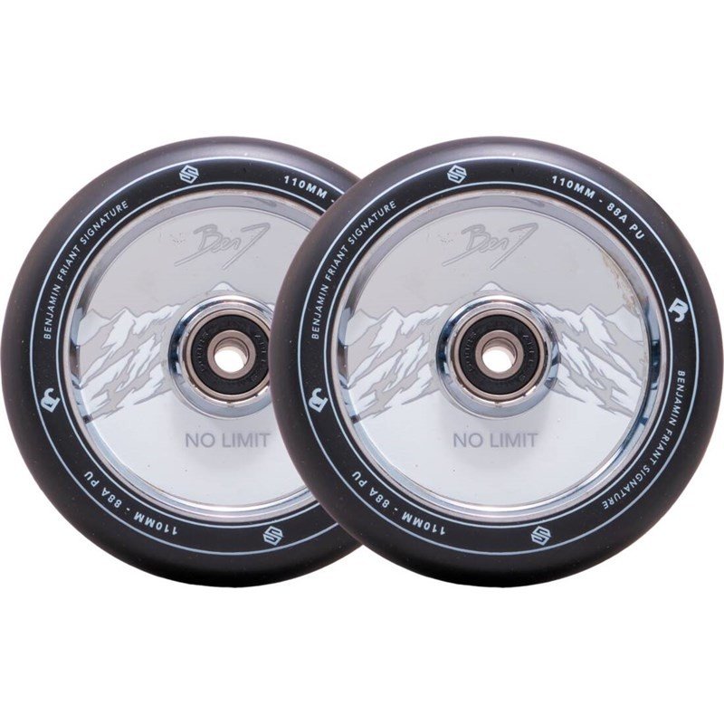 kolečka STRIKER - Striker Benj No Limit Pro Scooter Wheels 2-Pack (BLACK990)